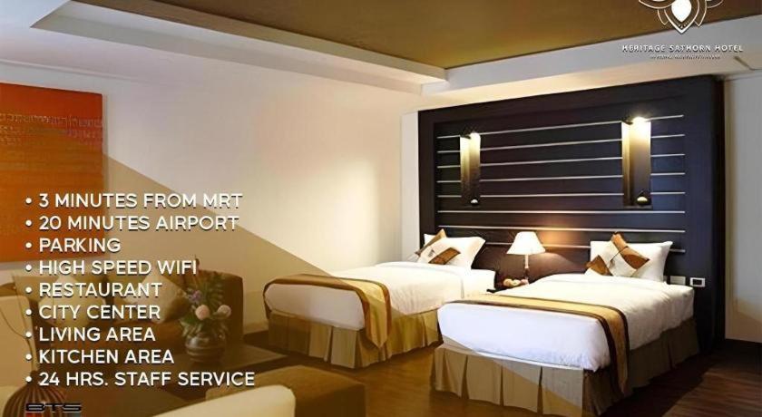 The Heritage Sathorn Suite Hotel Bangkok Esterno foto